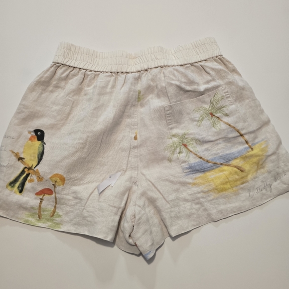 RHODE Kina Shorts Pull on Linen - Picture 9 of 11
